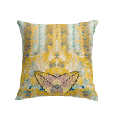 Detailed surf motif on the Surfing 5 14 Pillow, showcasing artistic design.